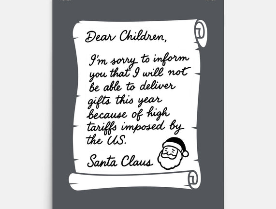 Letter For Santa Claus