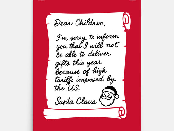 Letter For Santa Claus