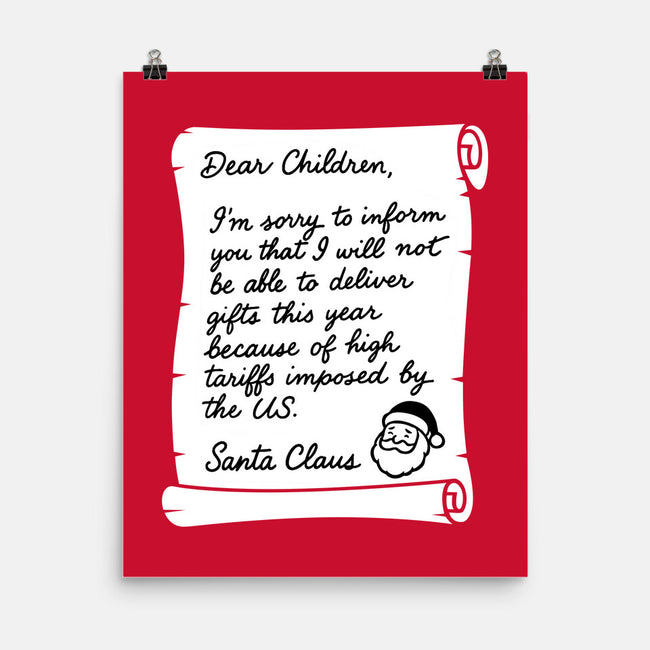 Letter For Santa Claus-None-Matte-Poster-Boggs Nicolas