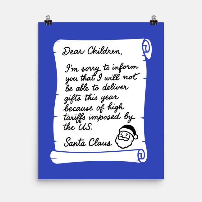 Letter For Santa Claus-None-Matte-Poster-Boggs Nicolas