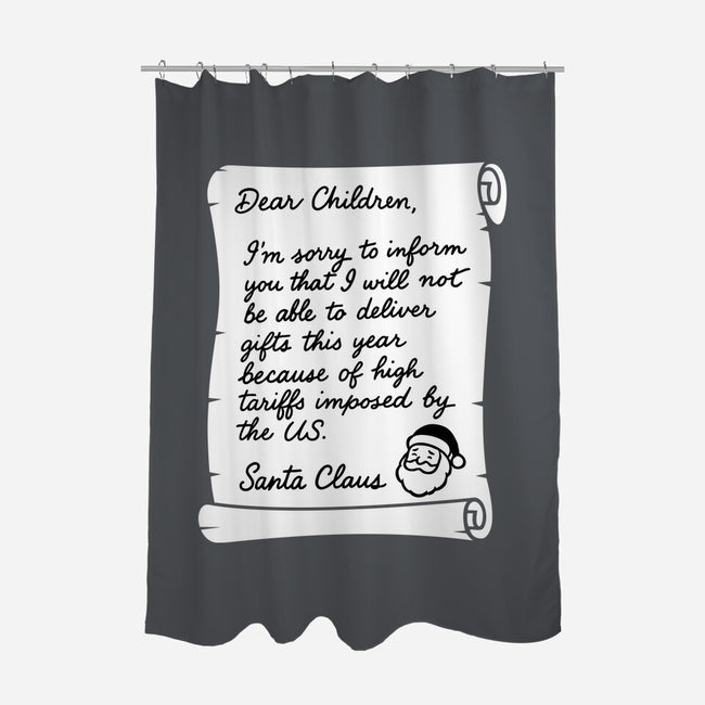 Letter For Santa Claus-None-Polyester-Shower Curtain-Boggs Nicolas