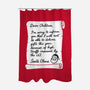 Letter For Santa Claus-None-Polyester-Shower Curtain-Boggs Nicolas