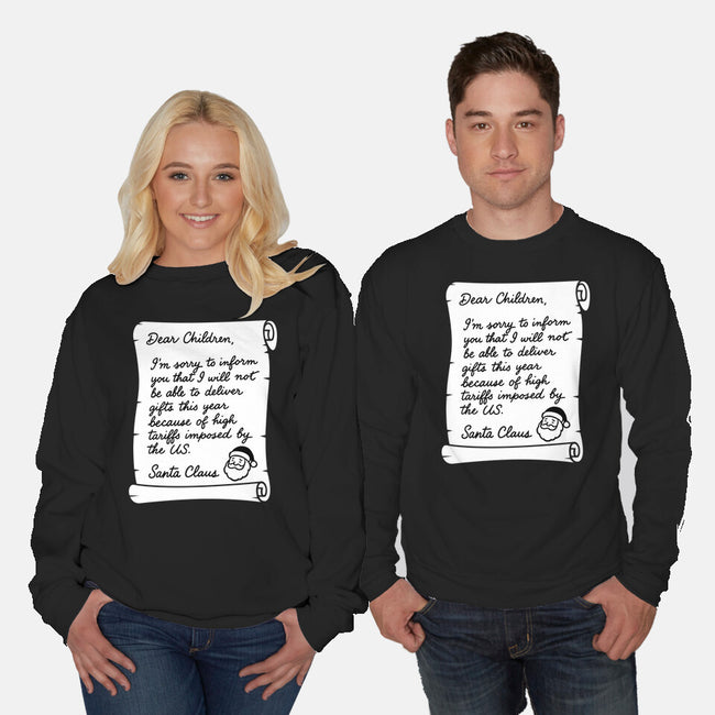 Letter For Santa Claus-Unisex-Crew Neck-Sweatshirt-Boggs Nicolas