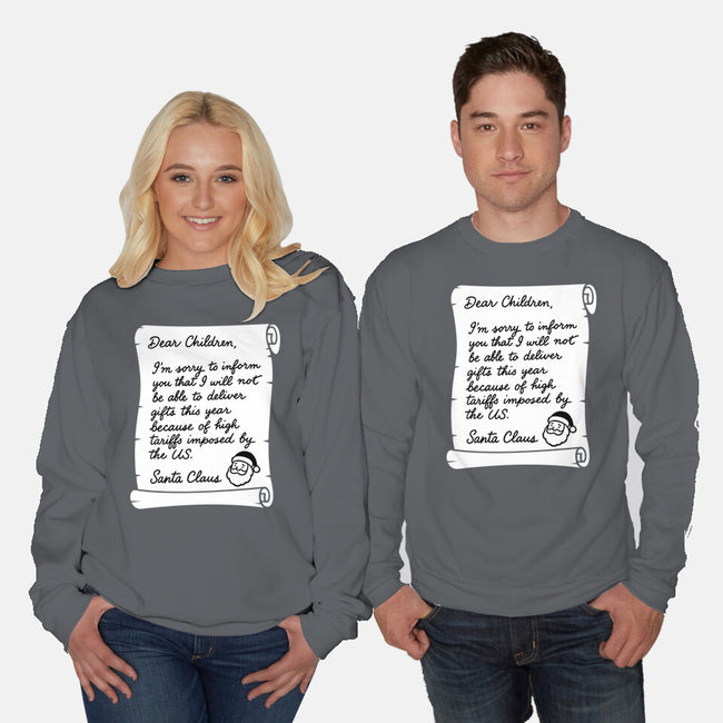 Letter For Santa Claus-Unisex-Crew Neck-Sweatshirt-Boggs Nicolas