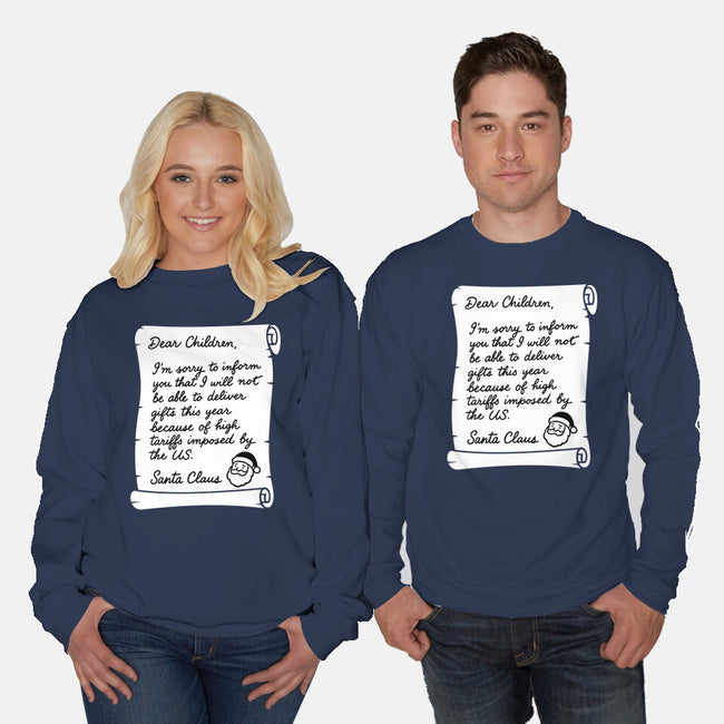 Letter For Santa Claus-Unisex-Crew Neck-Sweatshirt-Boggs Nicolas