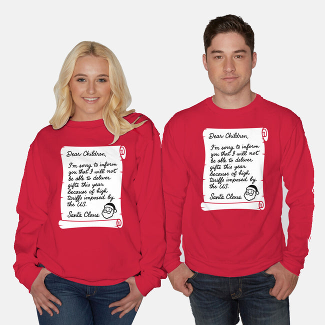 Letter For Santa Claus-Unisex-Crew Neck-Sweatshirt-Boggs Nicolas