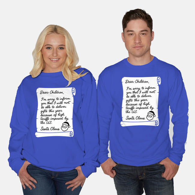 Letter For Santa Claus-Unisex-Crew Neck-Sweatshirt-Boggs Nicolas