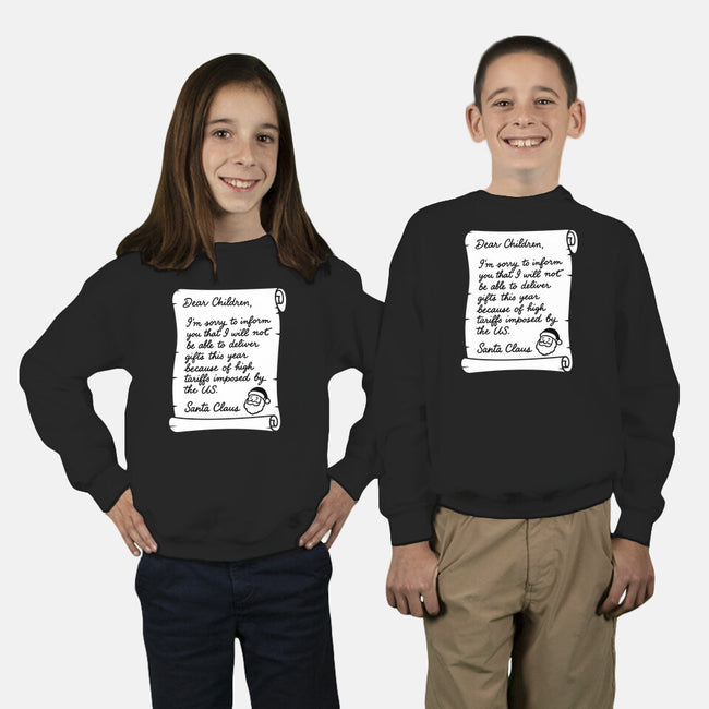 Letter For Santa Claus-Youth-Crew Neck-Sweatshirt-Boggs Nicolas