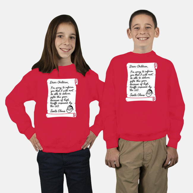 Letter For Santa Claus-Youth-Crew Neck-Sweatshirt-Boggs Nicolas