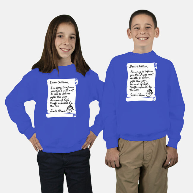 Letter For Santa Claus-Youth-Crew Neck-Sweatshirt-Boggs Nicolas