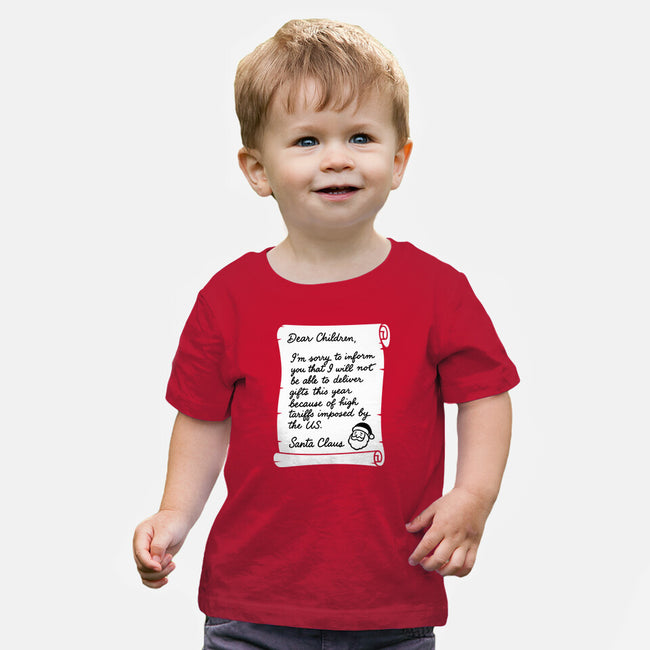 Letter For Santa Claus-Baby-Basic-Tee-Boggs Nicolas