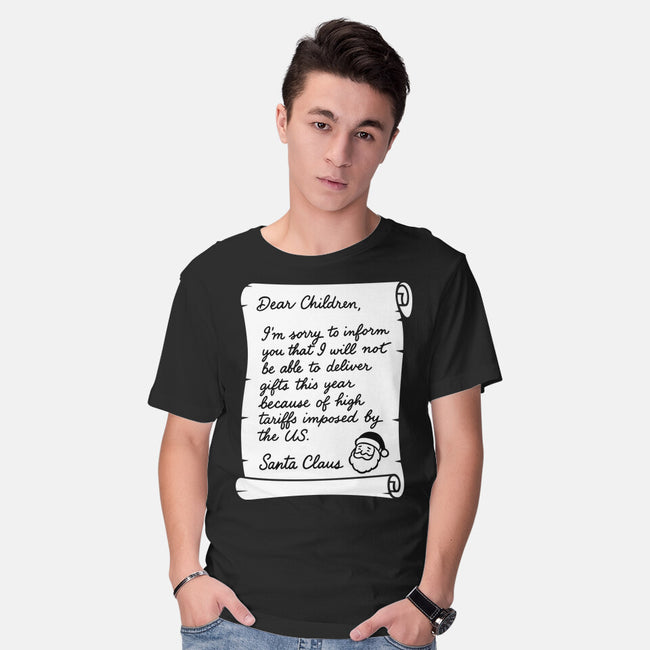 Letter For Santa Claus-Mens-Basic-Tee-Boggs Nicolas