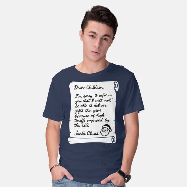 Letter For Santa Claus-Mens-Basic-Tee-Boggs Nicolas