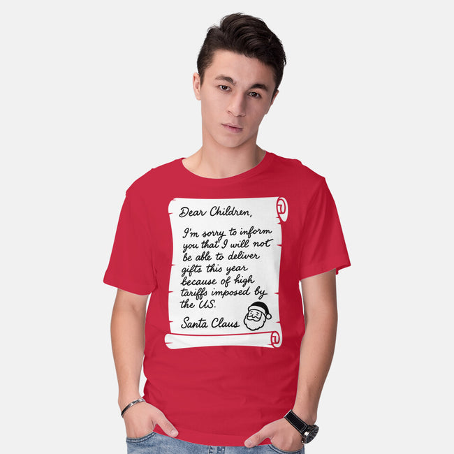 Letter For Santa Claus-Mens-Basic-Tee-Boggs Nicolas