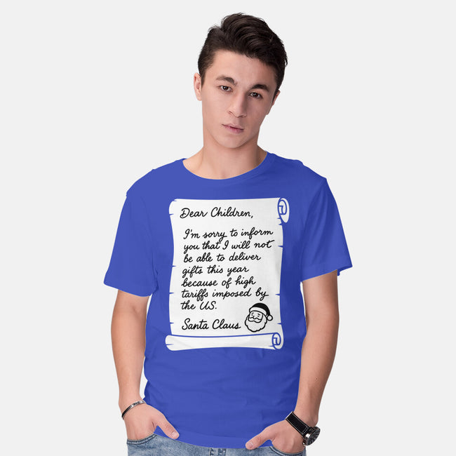 Letter For Santa Claus-Mens-Basic-Tee-Boggs Nicolas