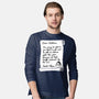 Letter For Santa Claus-Mens-Long Sleeved-Tee-Boggs Nicolas