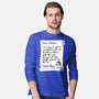 Letter For Santa Claus-Mens-Long Sleeved-Tee-Boggs Nicolas