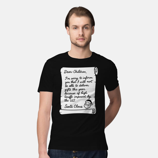 Letter For Santa Claus-Mens-Premium-Tee-Boggs Nicolas