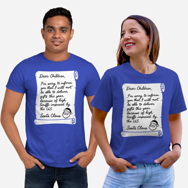 Letter For Santa Claus-Unisex-Basic-Tee-Boggs Nicolas
