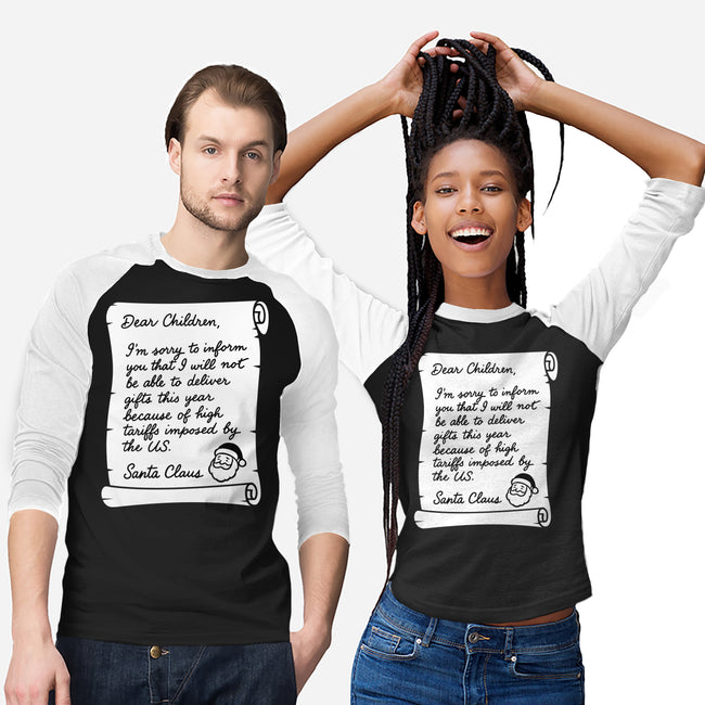 Letter For Santa Claus-Unisex-Baseball-Tee-Boggs Nicolas