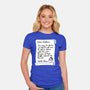 Letter For Santa Claus-Womens-Fitted-Tee-Boggs Nicolas