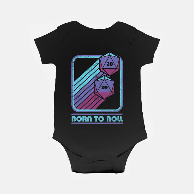 RPG Vintage Born To Roll-Baby-Basic-Onesie-Studio Mootant