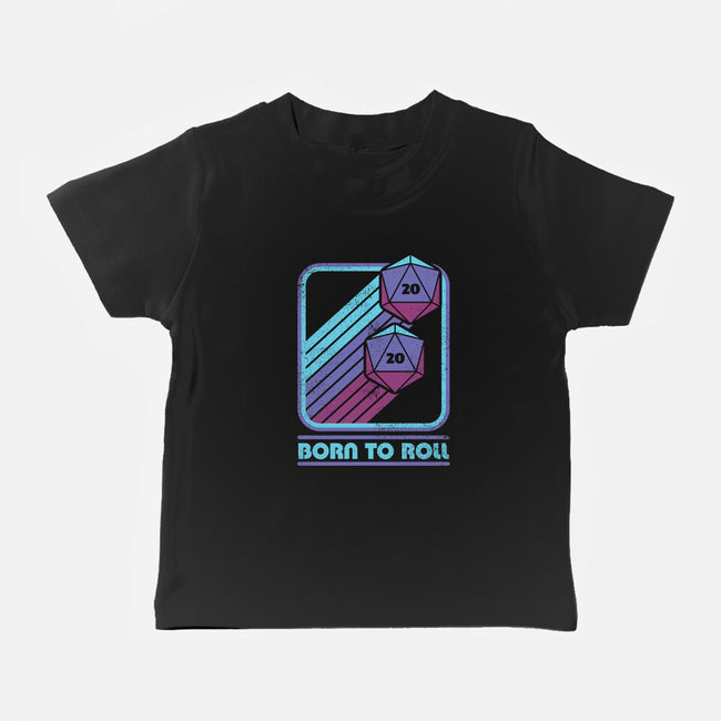 RPG Vintage Born To Roll-Baby-Basic-Tee-Studio Mootant