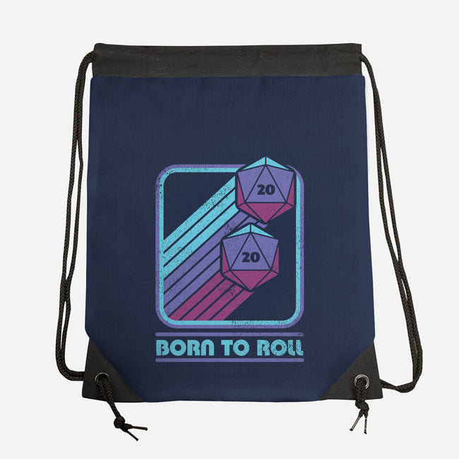 RPG Vintage Born To Roll-None-Drawstring-Bag-Studio Mootant