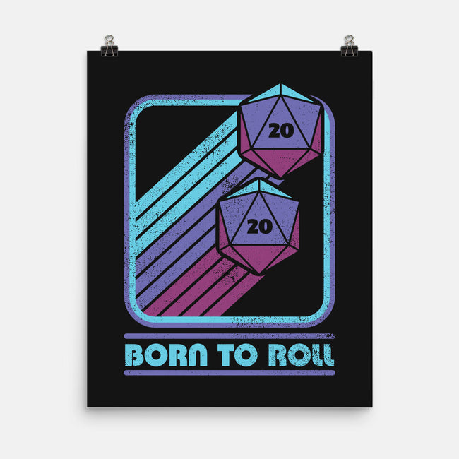 RPG Vintage Born To Roll-None-Matte-Poster-Studio Mootant