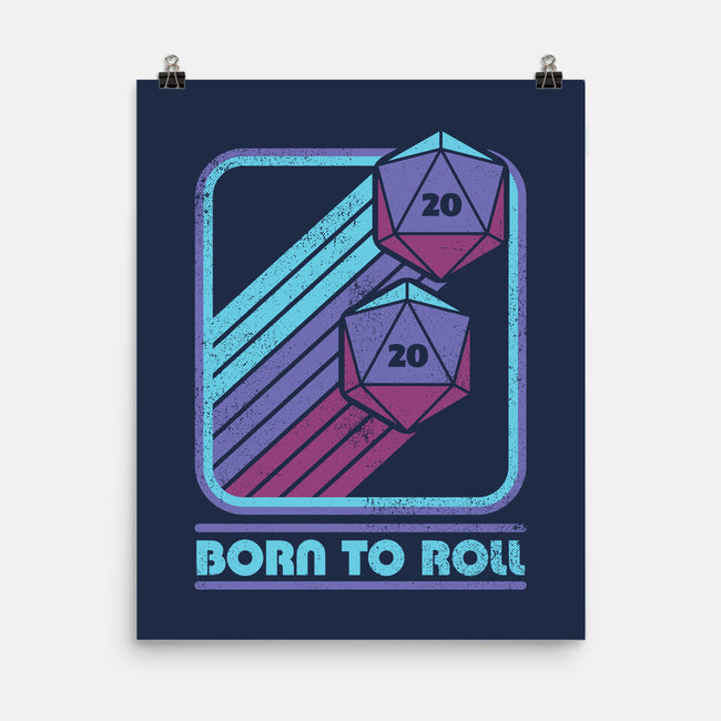 RPG Vintage Born To Roll-None-Matte-Poster-Studio Mootant