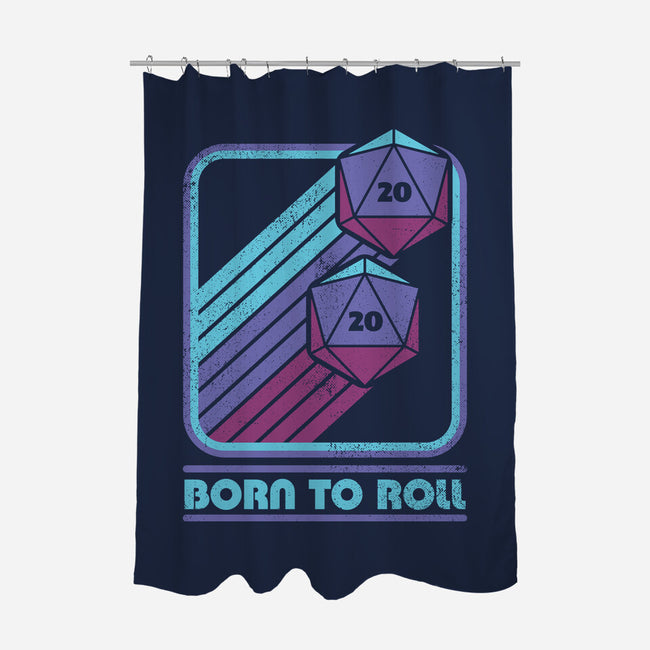RPG Vintage Born To Roll-None-Polyester-Shower Curtain-Studio Mootant