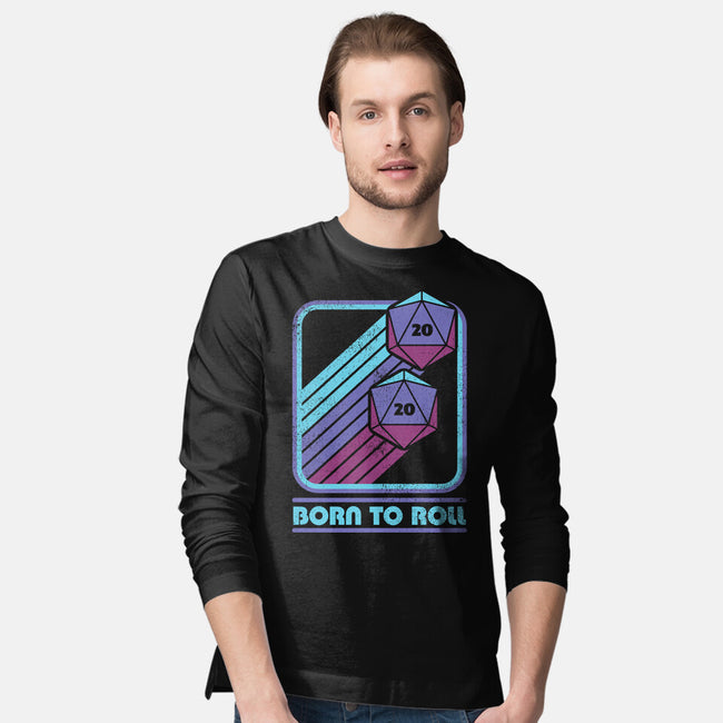 RPG Vintage Born To Roll-Mens-Long Sleeved-Tee-Studio Mootant