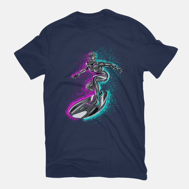 Neon Surfer-Womens-Fitted-Tee-nickzzarto