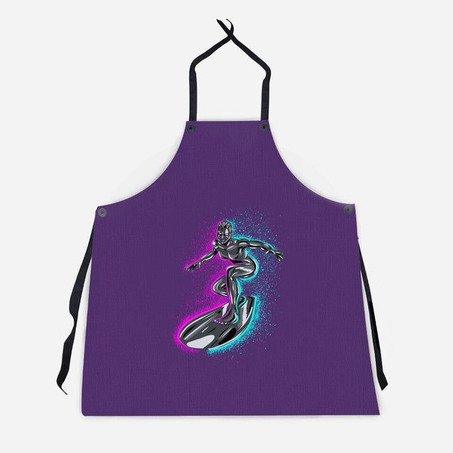 Neon Surfer-Unisex-Kitchen-Apron-nickzzarto