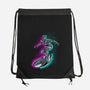 Neon Surfer-None-Drawstring-Bag-nickzzarto
