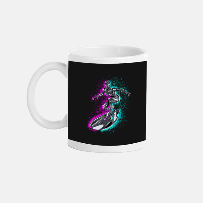 Neon Surfer-None-Mug-Drinkware-nickzzarto