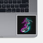 Neon Surfer-None-Glossy-Sticker-nickzzarto