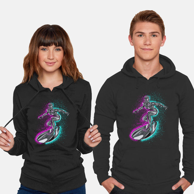 Neon Surfer-Unisex-Pullover-Sweatshirt-nickzzarto