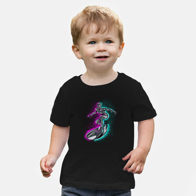 Neon Surfer-Baby-Basic-Tee-nickzzarto