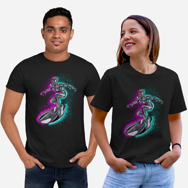 Neon Surfer-Unisex-Basic-Tee-nickzzarto