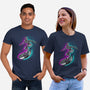 Neon Surfer-Unisex-Basic-Tee-nickzzarto