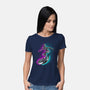 Neon Surfer-Womens-Basic-Tee-nickzzarto