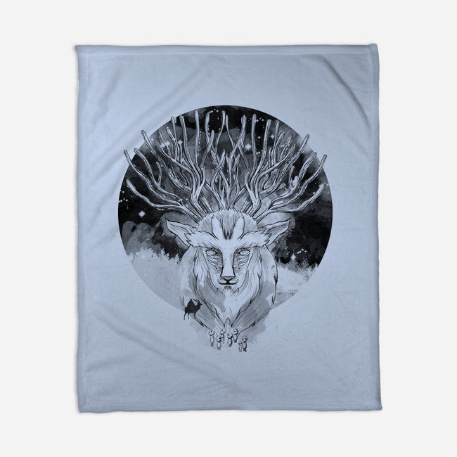 The Forest Spirit-None-Fleece-Blanket-kharmazero