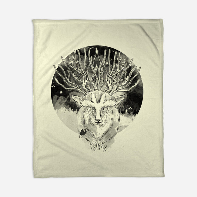 The Forest Spirit-None-Fleece-Blanket-kharmazero