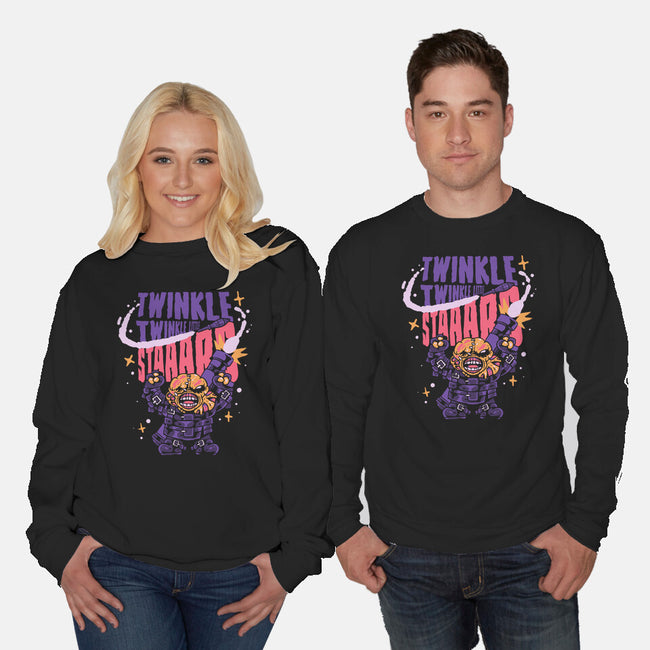 Twinkle Twinkle-Unisex-Crew Neck-Sweatshirt-Sketchdemao