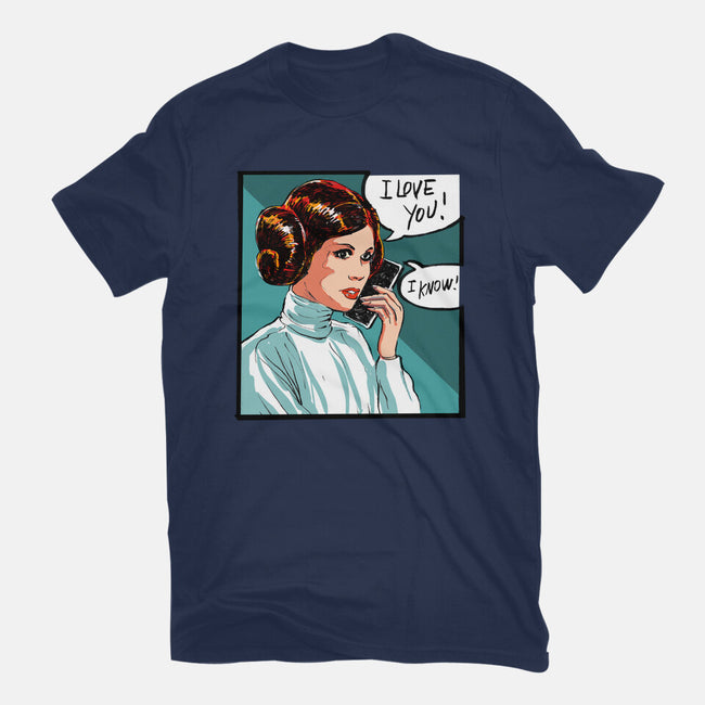 The Phone Call-Womens-Fitted-Tee-kharmazero