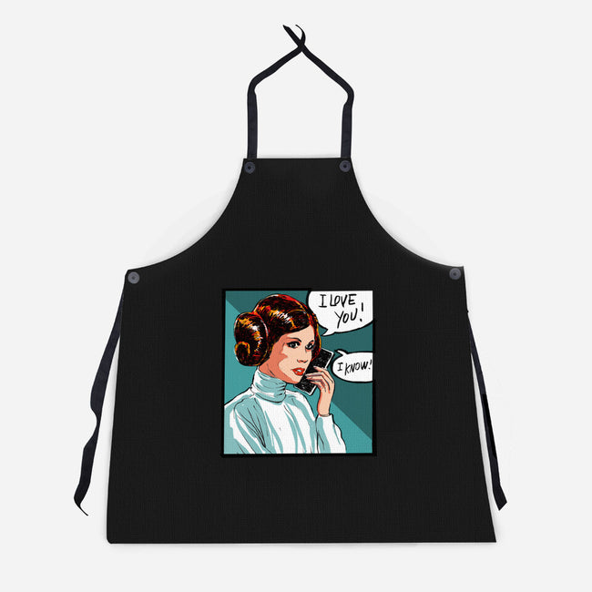 The Phone Call-Unisex-Kitchen-Apron-kharmazero