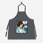 The Phone Call-Unisex-Kitchen-Apron-kharmazero