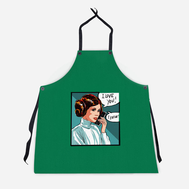 The Phone Call-Unisex-Kitchen-Apron-kharmazero