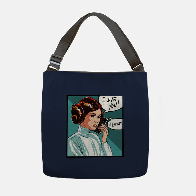 The Phone Call-None-Adjustable Tote-Bag-kharmazero